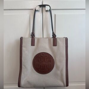 Tory Burch Ella Canvas Tall Tote